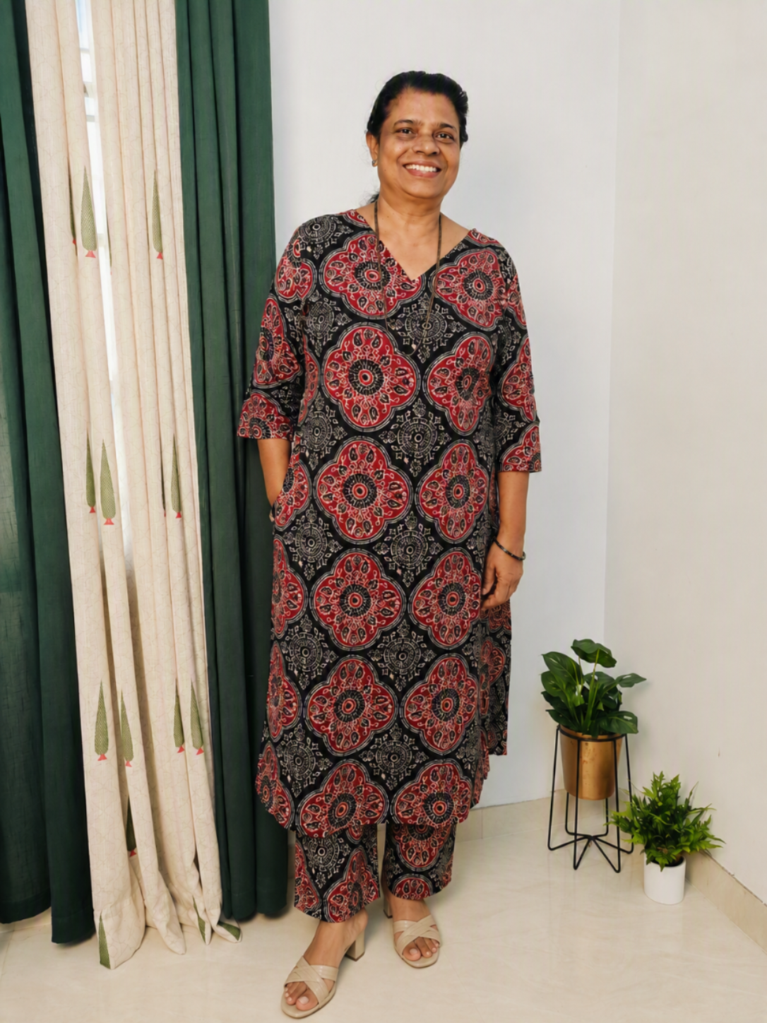 Midnight Mandala Kurta Set